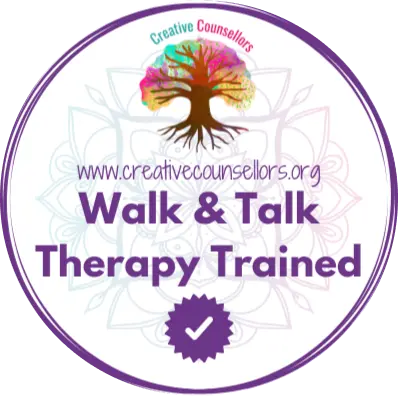 Walk and Talk Therapy Trained certification badge